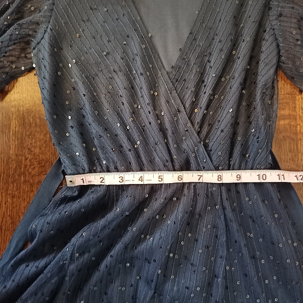 June and Hudson Navy Party Dress - Picture 4 of 9